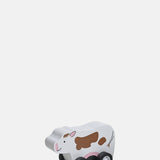Jack Rabbit Creations Pull Back Barnyard Animal Cow.