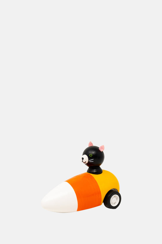 Pull Back Spooky Candy Corns Cat