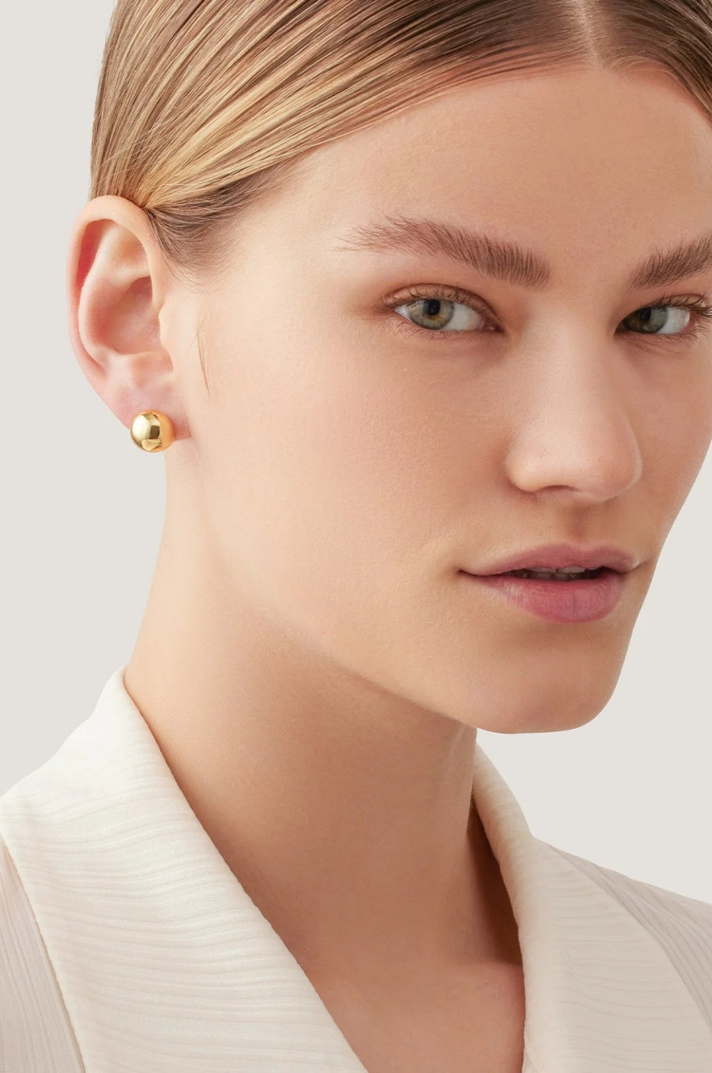 Aurora Gold Stud Earrings