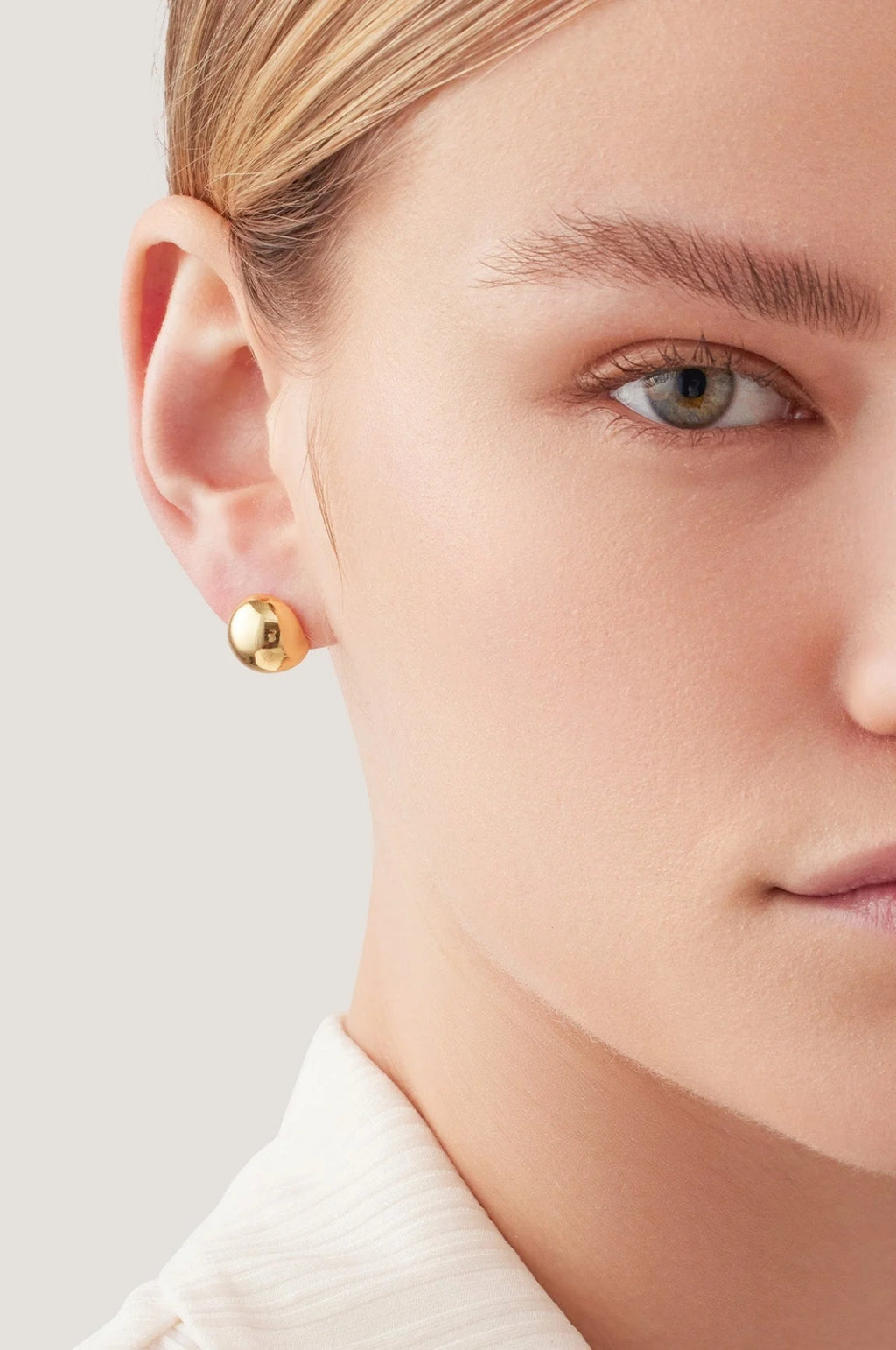 Aurora Gold Stud Earrings