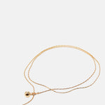 Jenny Bird Constance Gold Wrap Chain Necklace.