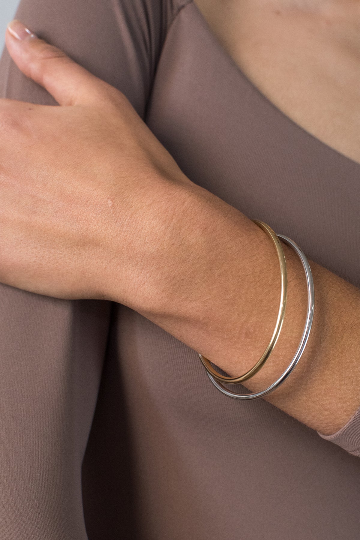 Dane Two-Tone Bangle Set of 2