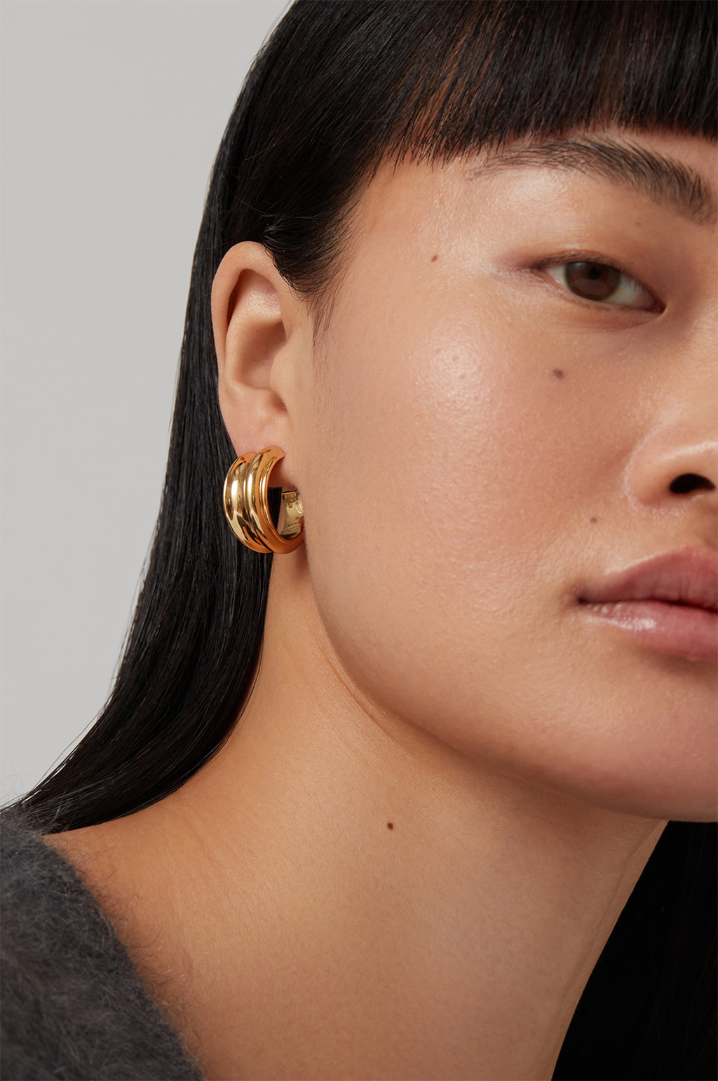 Lennon Gold Hoop Earrings