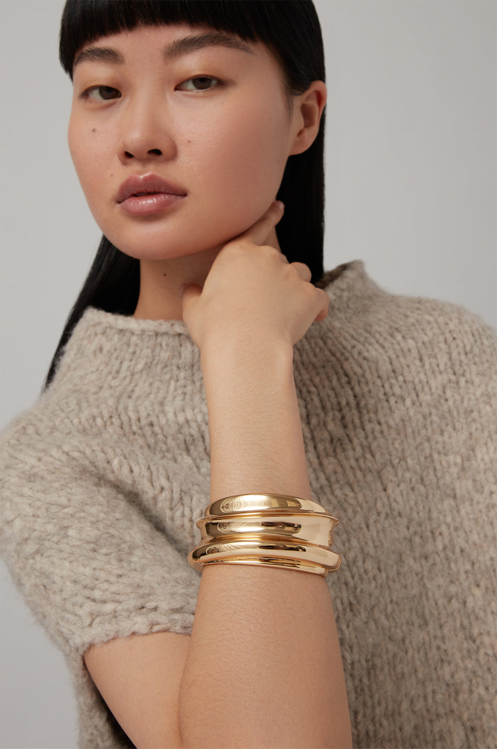 Lennon Mega Gold Bangle