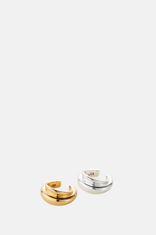 Leona Ear Gold and Silver Cuff Set