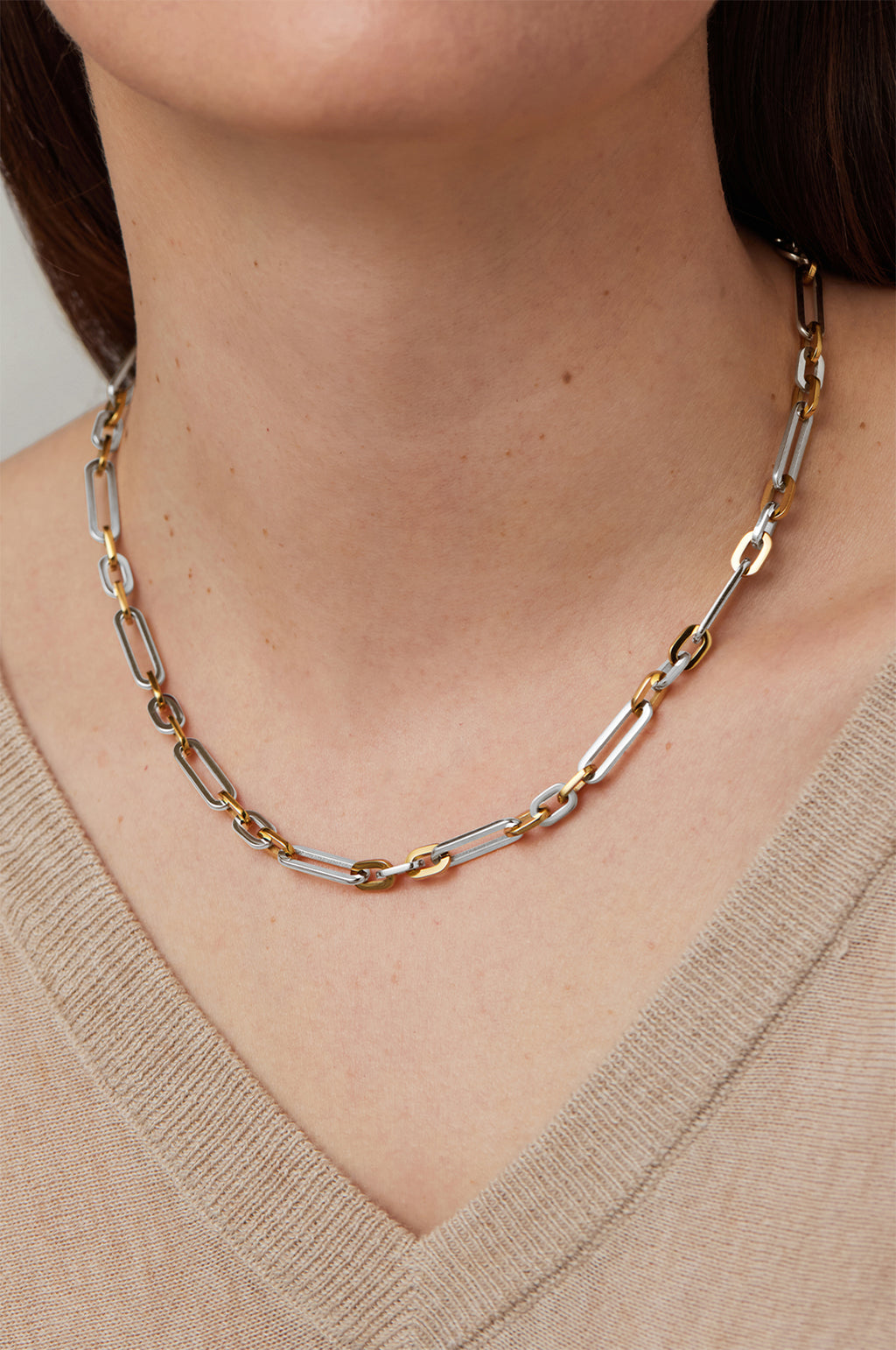 Mercer Two-Tone Necklace
