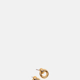 Jenny Bird Mini Puffy Faye Knockers Gold Earrings.