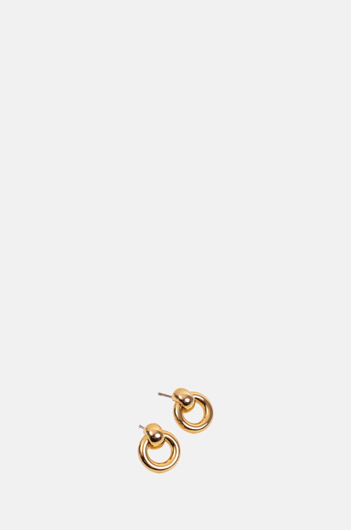 Jenny Bird Mini Puffy Faye Knockers Gold Earrings.