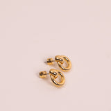 Mini Puffy Faye Knockers Gold Earrings