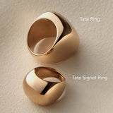 Tate Signet Gold Ring