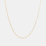 Zeina Slim Gold Chain Necklace.