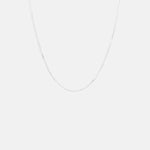 Jenny Bird Zeina Slim Silver Chain Necklace.