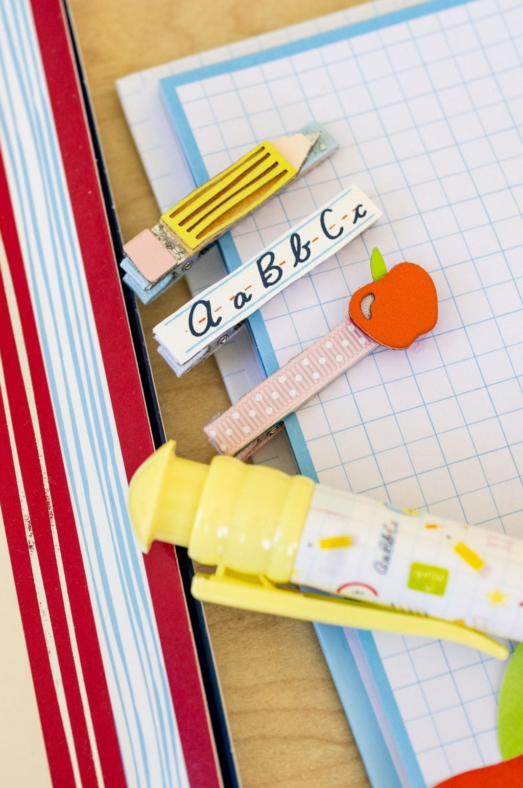 Smarty Pants ABC Hair Bar Clip Set