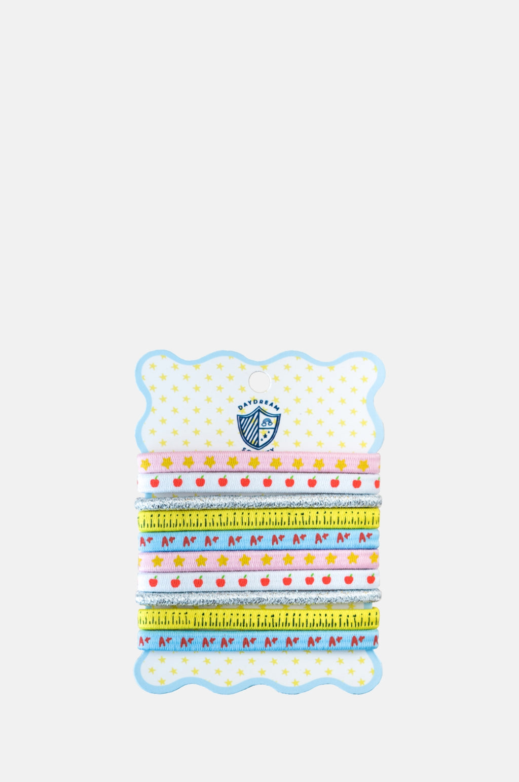 Jollity & Co. + Daydream Society Smarty Pants Printed Pack of 10 Hair Tie Set.