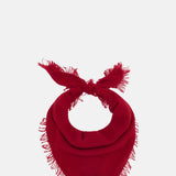 Jumper1234 Distressed Triangle Scarf Dull Red.