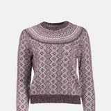 Jumper1234 Jacquard Yoke Crew Hickory Angel.