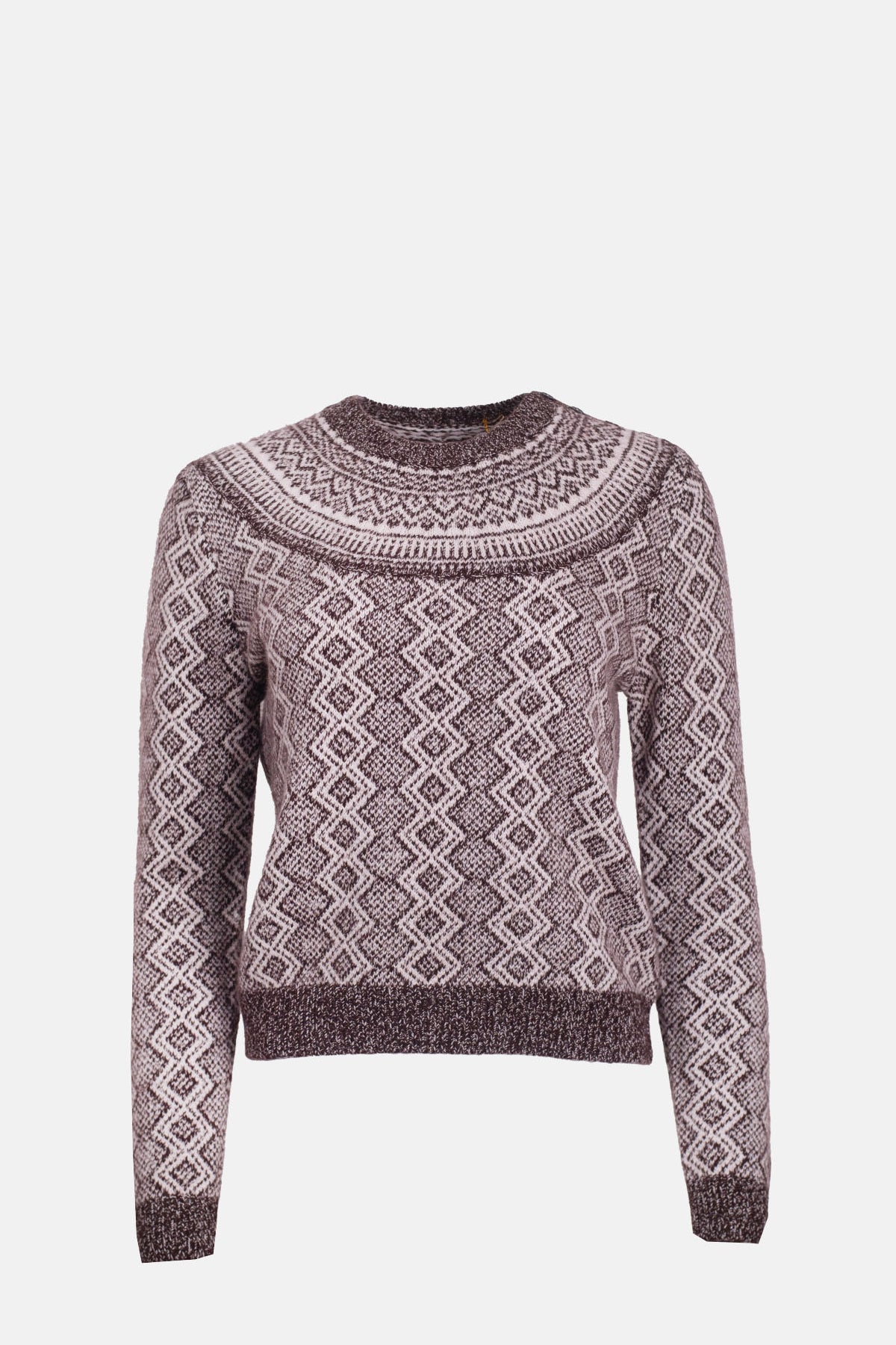 Jumper1234 Jacquard Yoke Crew Hickory Angel.