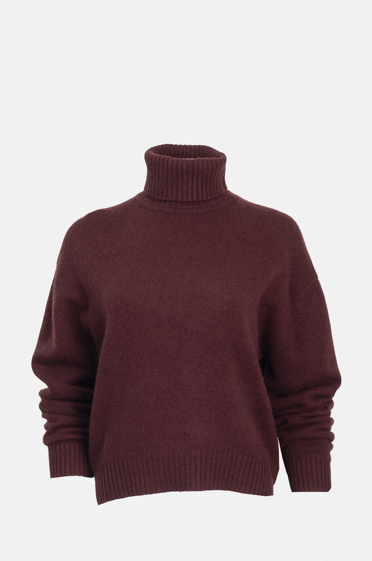 Oversize Roll Collar Cocoa