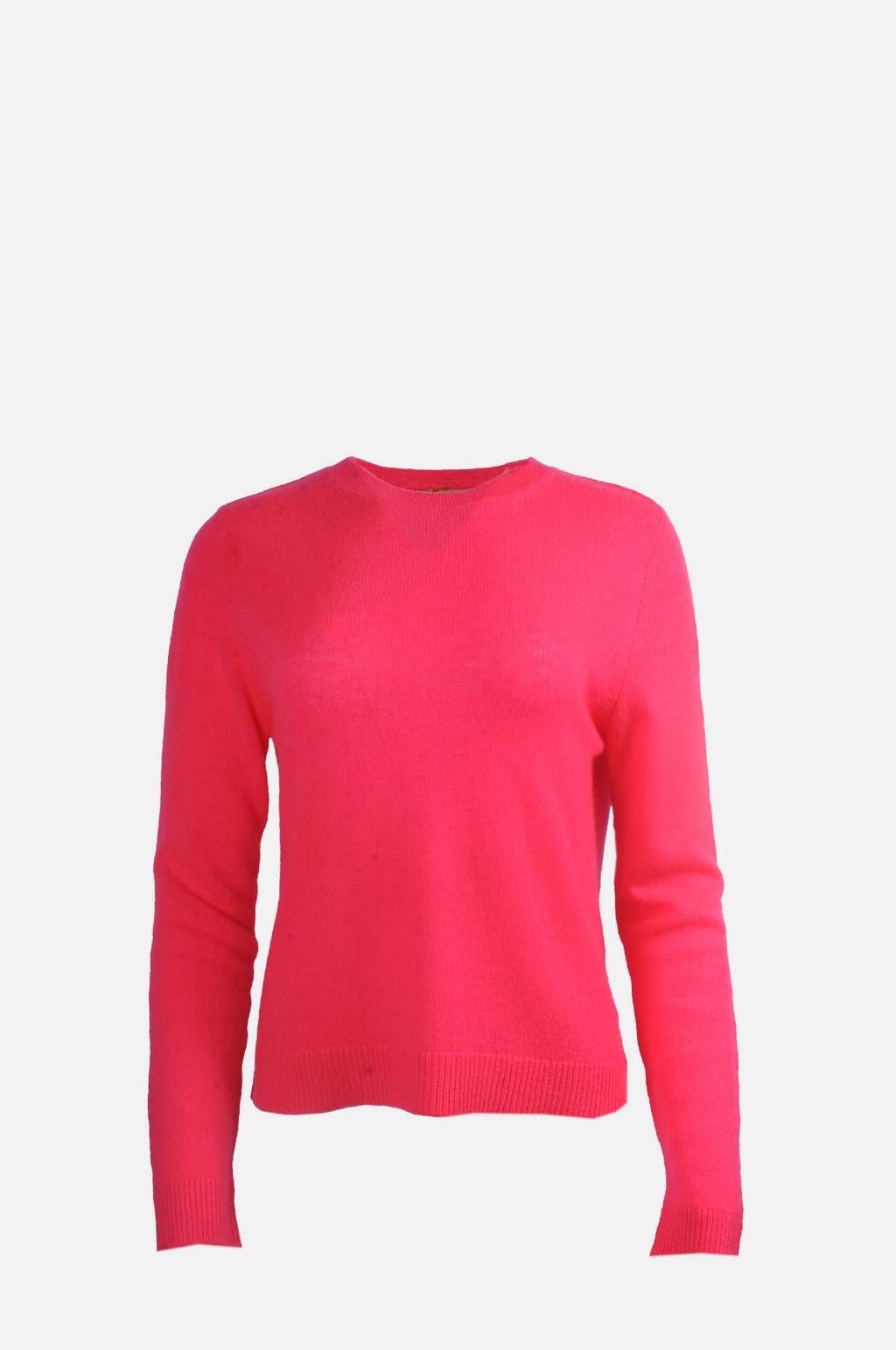 Jumper 1234 Lightweight Crew Neon Pink The Hambledon