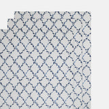 Katie Housley Blue Diamond Botanical Wrapping Paper.