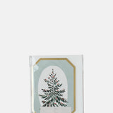 Katie Housley Concertina Botanical Christmas Die Cut Mini Card.