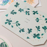 Good Luck Die Cut Foiled Card