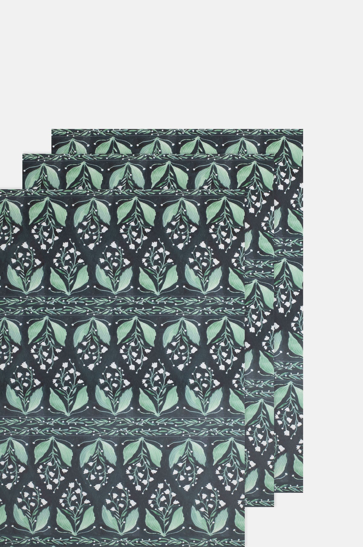 Katie Housley Lily of the Valley Botanical Wrap.