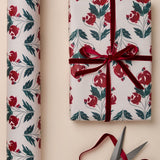 Rose Botanical Wrapping Paper Set of 3 Sheets