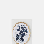 Katie Housley Thank You Very Much Botanical Scallop Die Cut Card.