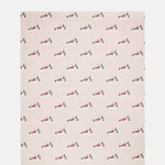 Katie Leamon Illustrated Cabins Christmas Wrapping Paper Set of 3 Sheets.