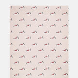 Katie Leamon Illustrated Cabins Christmas Wrapping Paper Set of 3 Sheets.