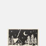 Katie Leamon Lino Cut Santas Workshop Card.