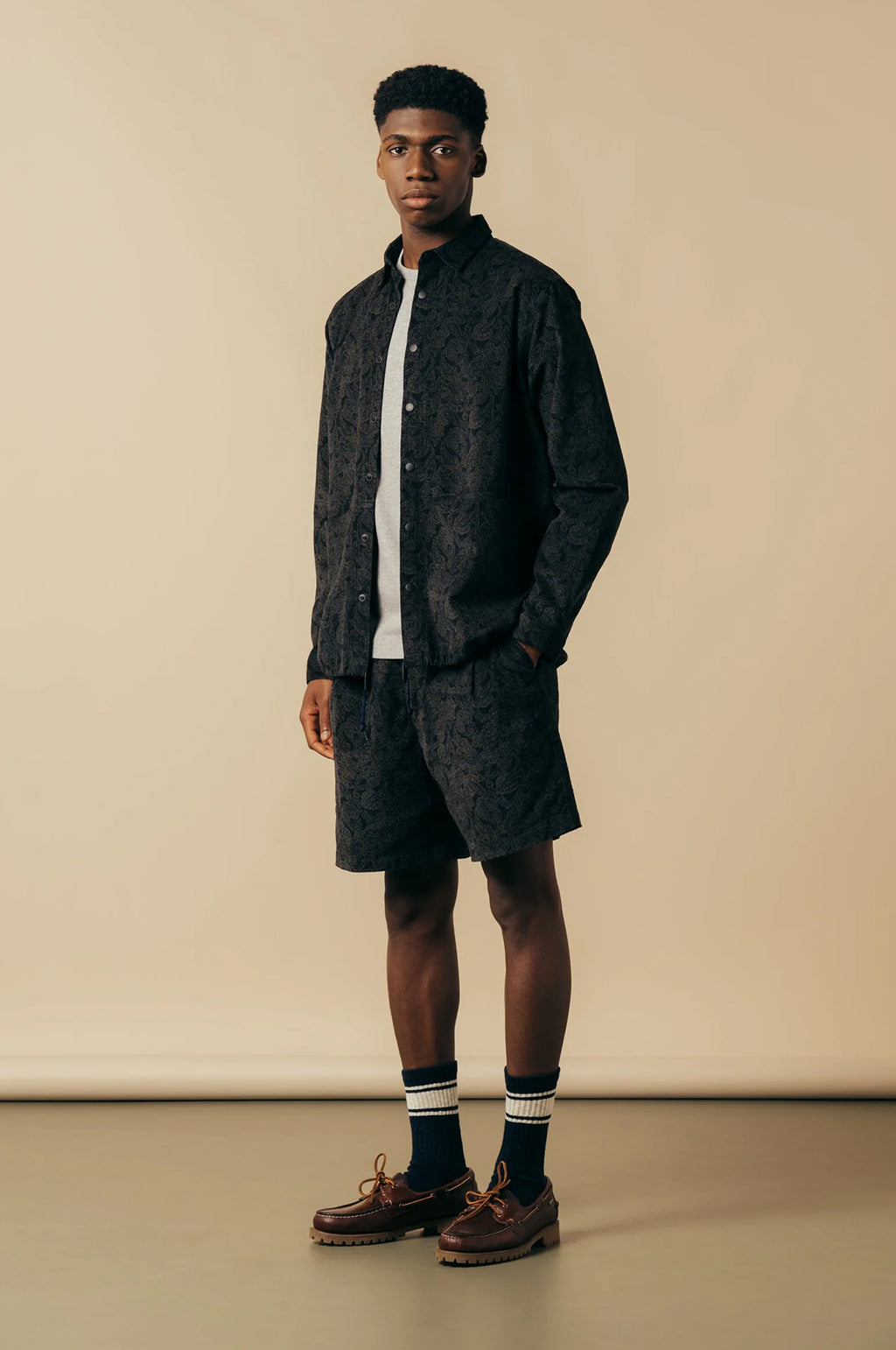 Mhor Short Ink Paisley