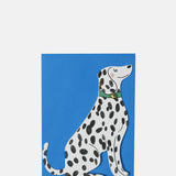 Sitting Dalmatian Shaped Greeting Card