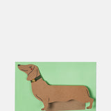 Standing Dachshund Sausage Dog Shaped Greeting Card