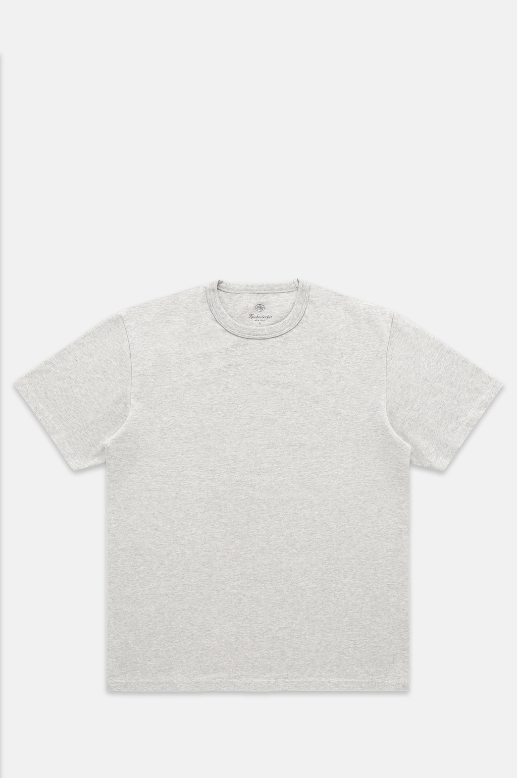 Knickerbocker Heavyweight T-Shirt Oat Grey.