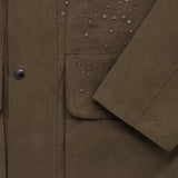 Highland Dry-Wax Cotton & Nylon Coat Oak Brown