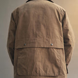 Highland Dry-Wax Cotton & Nylon Coat Oak Brown