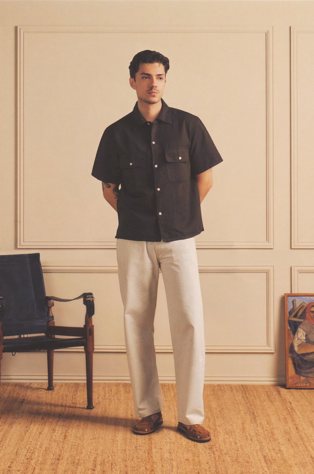Mar Cotton & Linen Shirt Mocha