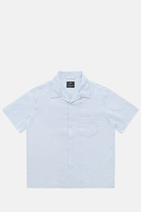Marina Linen Shirt Sky