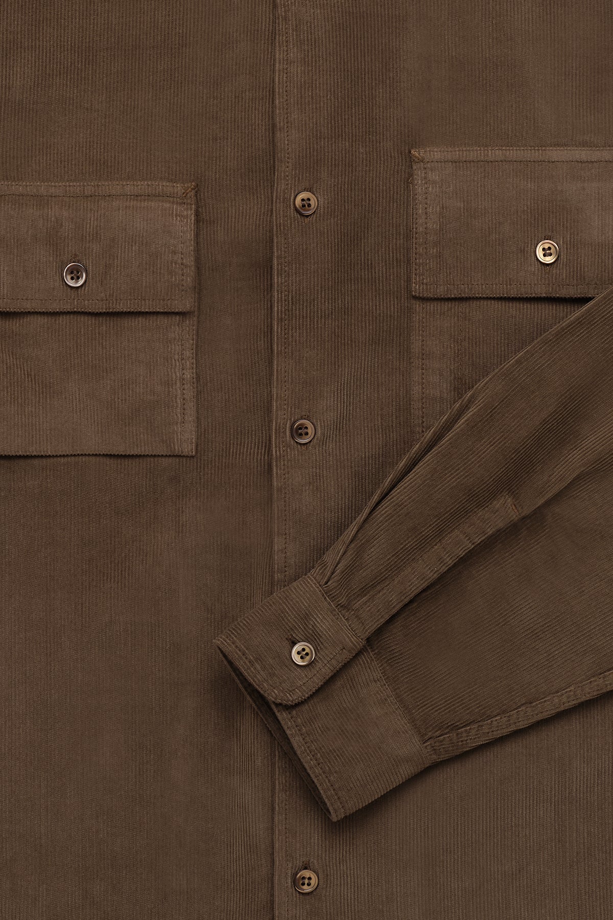 Pacific Corduroy Shirt Coffee