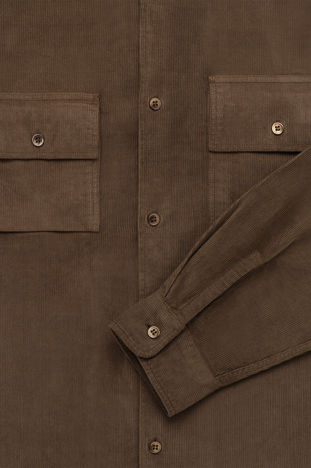 Pacific Corduroy Shirt Coffee