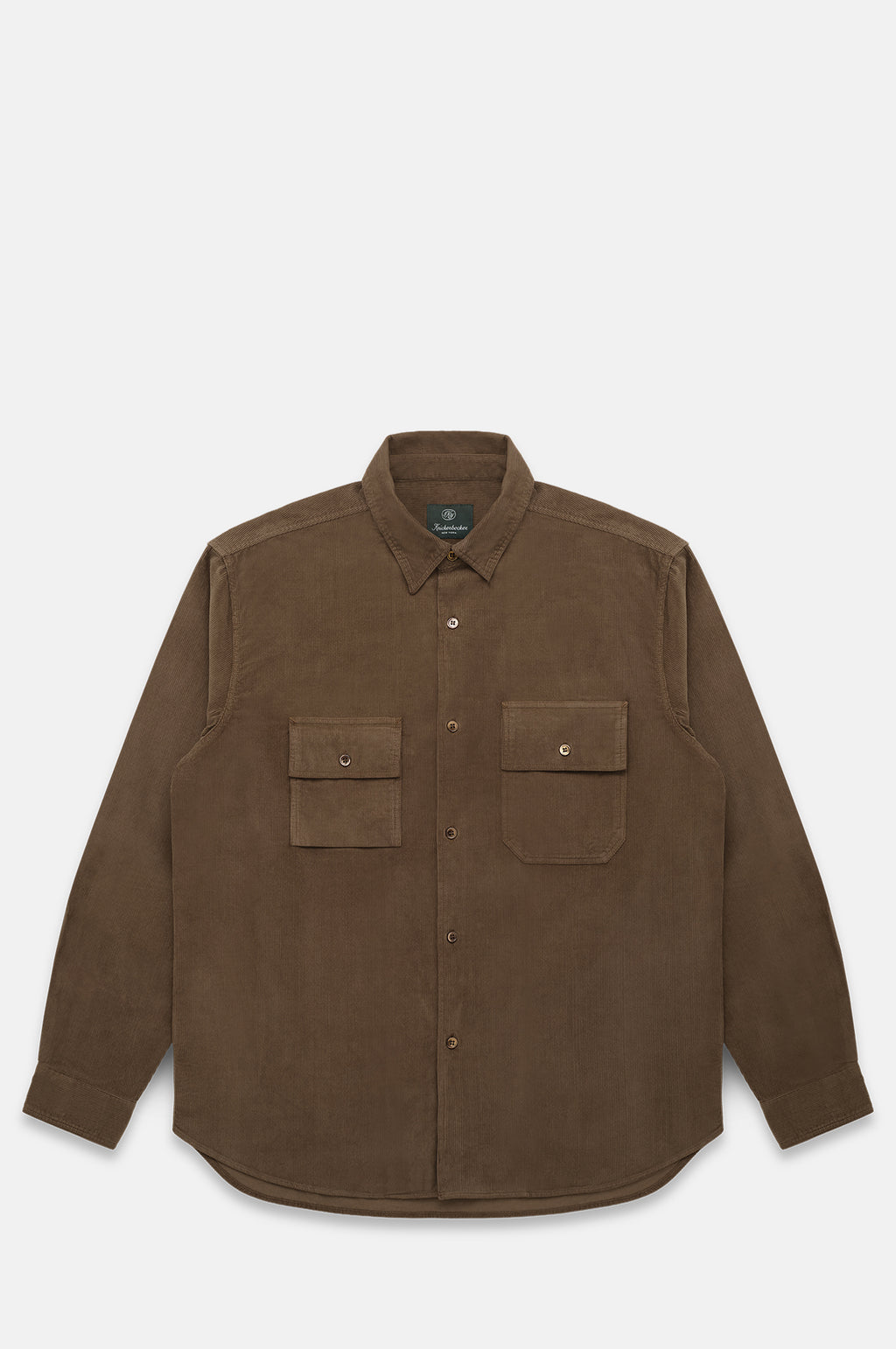 Knickerbocker Pacific Corduroy Shirt Coffee.