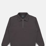 Knickerbocker Stadium Loft Knit Quarter Zip Peat.