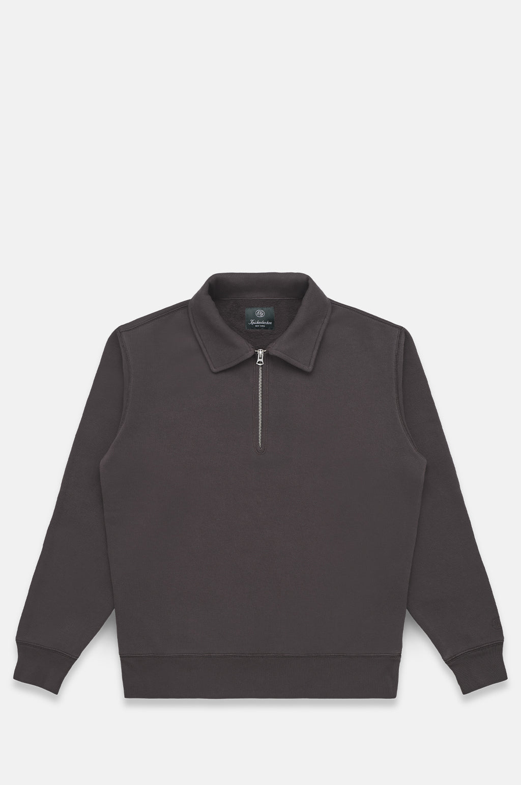 Knickerbocker Stadium Loft Knit Quarter Zip Peat.