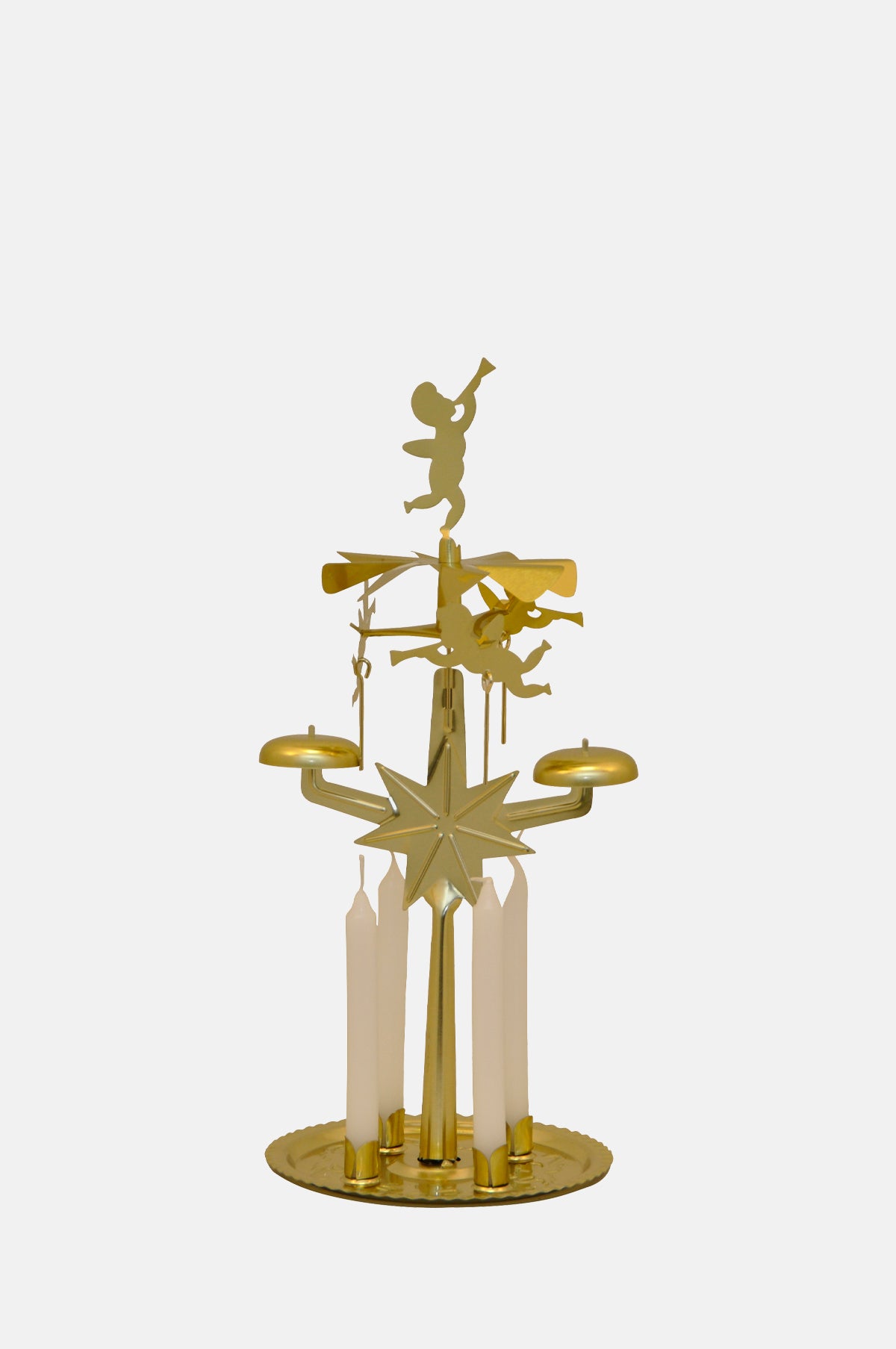 Knox Angel Candle Chime Gold with 4 Candles.