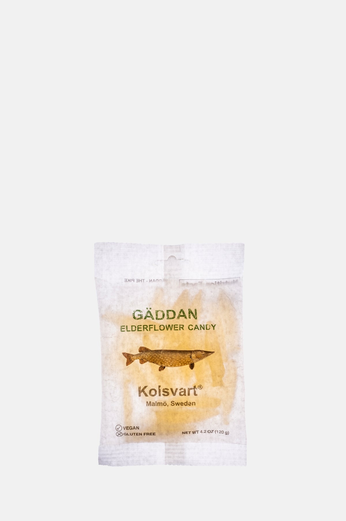 Kolsvart Elderflower Fish 120g.