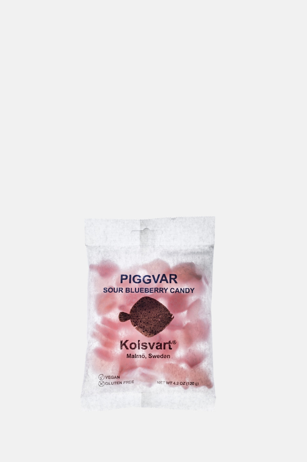 Kolsvart Sour Blueberry Fish 120g.
