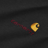 L/S American Script T-Shirt Black