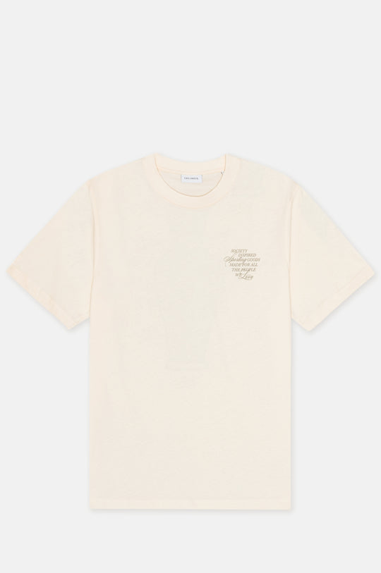 Ben Faience T-Shirt Eggnog White